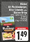 EDEKA Leopoldshöhe - Alt Mecklenburger, Alter Schwede oder Küsten-Urtyp Angebot im Prospekt Alt Mecklenburger, Alter Schwede oder Küsten-Urtyp bei EDEKA im Leopoldshöhe Prospekt für 1,49 €