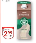 Cappuccino Chilled Coffee im Angebot bei GLOBUS in Viersen Cappuccino Chilled Coffee Angebote von Starbucks bei GLOBUS Viersen für 2,99 €