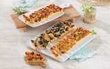 Focaccia poivrons chorizo ou olives aubergines ou tomates poivrons - Super U à Dunkerque Focaccia poivrons chorizo ou olives aubergines ou tomates poivrons en promo chez Super U Dunkerque à 3,49 €