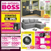 Aktueller SB Möbel Boss Prospekt mit Beleuchtung, "BOCK AUF NEU - BOCK AUF GÜNSTIG!", Seite 1