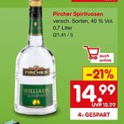 Spirituosen Angebote von Pircher bei Netto Marken-Discount Freiburg für 14,99 €
