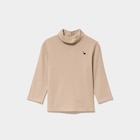 Sous-pull col roulé coton majoritaire sable bébé garçon en promo chez La Halle Sous-pull col roulé coton majoritaire sable bébé garçon dans le catalogue La Halle