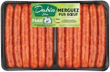 12 MERGUEZ PUR BŒUF HALAL - DABIA en promo chez Netto 12 MERGUEZ PUR BŒUF HALAL - DABIA dans le catalogue Netto