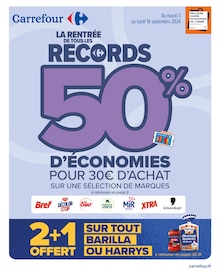 Prospectus Carrefour à Écully, "LA RENTRÉE DE TOUS LES RECORDS", 85 pages de promos valables du 03/09/2024 au 16/09/2024