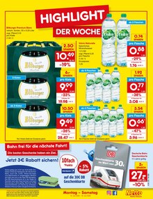 Bier im Netto Marken-Discount Prospekt "Aktuelle Angebote" mit 75 Seiten (Ratingen)