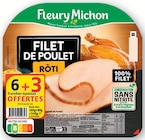 Filet de poulet rôti conservation sans nitrite - FLEURY MICHON - Super U à Metz Filet de poulet rôti conservation sans nitrite - FLEURY MICHON en promo chez Super U Metz à 2,69 €