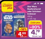 Star Wars Rostbratwurst von  im aktuellen Netto Marken-Discount Prospekt für 4,79 €