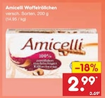 Waffelröllchen von Amicelli für 2,99 € bei Netto Marken-Discount im Angebot Waffelröllchen von Amicelli im aktuellen Netto Marken-Discount Prospekt