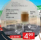 Latte Macchiato Gläser im Angebot bei Zurbrüggen in Soest Latte Macchiato Gläser Angebote von Alberto Martinelli bei Zurbrüggen Soest für 4,99 €