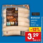 Bratwurst im Netto Marken-Discount Prospekt Bratwurst von im aktuellen Netto Marken-Discount Prospekt für 3,29 €