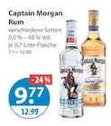White Rum von Captain Morgan im aktuellen V-Markt Prospekt für 9,77 €