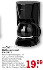 Kaffeeautomat KA 3473 Angebote von Clatronic bei E center Dreieich für 19,99 €