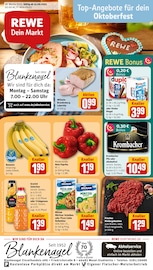 Aktueller REWE Prospekt mit Hackfleisch, "Dein Markt", Seite 1