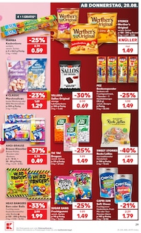 Süßigkeiten im aktuellen Kaufland Prospekt (Krefeld) Süßigkeiten im Kaufland Prospekt "Hier bin ich richtig" mit 60 Seiten (Krefeld)