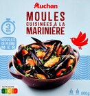 MOULES CUISINÉES À LA MARINIÈRE AUCHAN - AUCHAN - Auchan Hypermarché à Roubaix MOULES CUISINÉES À LA MARINIÈRE AUCHAN - AUCHAN en promo chez Auchan Hypermarché Roubaix à 4,69 €