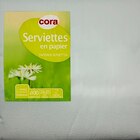 Serviettes en papier 2 plis - CORA dans le catalogue Carrefour