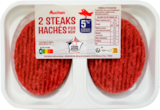 2 STEAKS HACHÉS PUR BŒUF AUCHAN - AUCHAN - Auchan Supermarché 2 STEAKS HACHÉS PUR BŒUF AUCHAN - AUCHAN à 3,29 € dans le catalogue Auchan Supermarché
