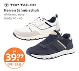 Herren Schnürschuh white von Tom Tailor im aktuellen V-Markt Prospekt für 39,99 €