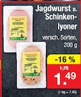 Jagdwurst oder Schinkenlyoner bei Zimmermann im Esens Prospekt für 1,49 €