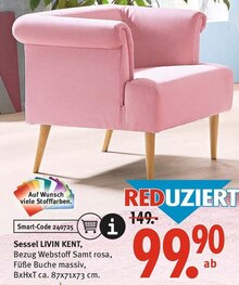 Sessel LIVIN KENT bei Trends in Castrop-Rauxel Sessel LIVIN KENT im Angebot bei Trends Castrop-Rauxel für 99,90 €