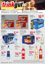 Aktueller Trinkgut Discounter Prospekt in Hallbergmoos und Umgebung, "Aktuelle Angebote" mit 4 Seiten, 22.09.2025 - 27.09.2025