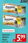 Aktuelles Batterien Alkaline Power AA Angebot bei famila Nordost in Lübeck ab 5,99 €