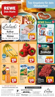 REWE Prospekt Dein Markt mit  Seiten in Hünxe und Umgebung