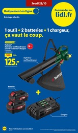 Prix et réduction Aspirateur Souffleur dans le prospectus Lidl en cours Offre Aspirateur Souffleur dans le catalogue Lidl du moment à la page 50