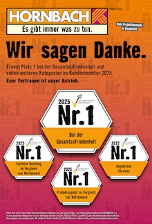 Hornbach Prospekt mit 34 Seiten (Osnabrück)
