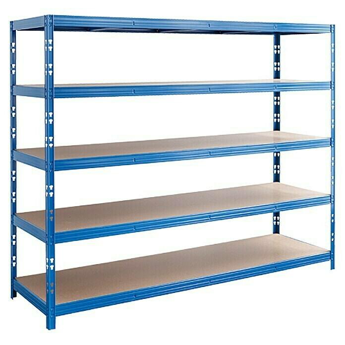 BAUHAUS Dümmer - Regalux Metall-Schwerlastregal Mega (70 x 240 x 200 cm, Traglast: 450 kg/Boden, Stecken) Regalux Metall-Schwerlastregal Mega (70 x 240 x 200 cm, Traglast: 450 kg/Boden, Stecken) Angebot bei BAUHAUS Dümmer im Prospekt Bringen Sie Ordnung in Werkstatt, Haus & Garten