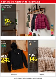 Prix et réduction Plaid dans le prospectus Carrefour en cours Offre Plaid dans le catalogue Carrefour du moment à la page 76
