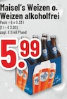 Weizen o. Weizen alkoholfrei bei Trinkgut im Kaarst Prospekt für 5,99 €
