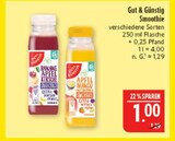 Banane Apfel Kirsche Smoothie Angebote von Gut & Günstig bei Marktkauf Görlitz für 1,00 €