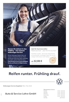 Aktueller Volkswagen Prospekt für Steinheim und Ungebung, Seite zum blättern Volkswagen Prospekt Der Frühling startet mit Power mit Seite in Steinheim und Umgebung