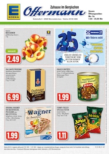 EDEKA Prospekt der Woche "Aktuelle Angebote" Seite 1, 07.07.2025 bis 12.07.2025 für Wermelskirchen Aktueller EDEKA Prospekt "Aktuelle Angebote" Seite 1 von 4 Seiten für Wermelskirchen