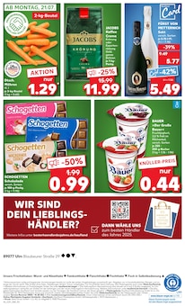 Kaffee im Kaufland Prospekt "Aktuelle Angebote" mit 54 Seiten (Ulm)