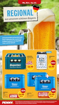 Augustiner im Penny Prospekt "Wer günstig will, muss Penny." mit 45 Seiten (München)