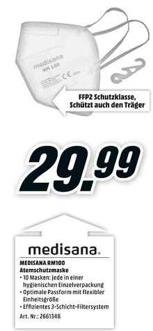 Media-Markt Emsdetten - RM100 Atemschutzmaske RM100 Atemschutzmaske Angebot bei Media-Markt Emsdetten im Prospekt "KOMMT GUT. KOMMT KOSTENLOS."