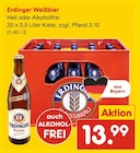 Weißbier Angebote von Erdinger bei Netto Marken-Discount Augsburg für 13,99 €