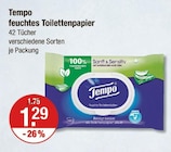 feuchtes Toilettenpapier von Tempo im aktuellen V-Markt Prospekt für 1,29 €