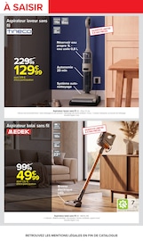 Promos Aspirateur Balai dans le catalogue "AU COEUR DU GOÛT" de Carrefour Aspirateur Balai en promo dans le catalogue Carrefour à la page 61