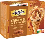 Cônes glacés caramel au beurre salé x6 - ADÉLIE à 2,12 € dans le catalogue Intermarché Super