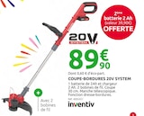 Promo Coupe-bordures 20V System à 89,90 € dans le catalogue Mr. Bricolage à La Ciotat