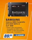 Interne SSD-Festplatte 870 EVO SATA III im Angebot bei expert in Bamberg Interne SSD-Festplatte 870 EVO SATA III Angebote von Samsung bei expert Bamberg für 89,99 €