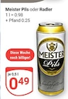Aktuelles Meister Pils Angebot bei GLOBUS in Koblenz ab 0,49 €