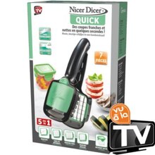 Boulanger Villeurbanne - Coupe lamelles et quartiers Best Of Tv NICER DICER QUICK Promo Coupe lamelles et quartiers Best Of Tv NICER DICER QUICK dans le catalogue Boulanger "Les offres high tech" à Villeurbanne