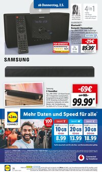 Samsung im Lidl Prospekt "LIDL LOHNT SICH" mit 62 Seiten (Erfurt)