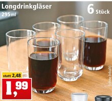 Longdrinkgläser bei Thomas Philipps in Wuppertal Longdrinkgläser im Angebot bei Thomas Philipps Wuppertal für 1,99 €