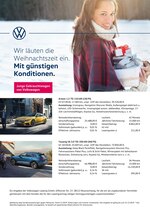 Volkswagen Prospekt "Wir läuten die Weihnachtszeit ein. Mit günstigen Konditionen.", 2 Seiten, für Hagen, 29.11.2019 - 26.12.2019 Volkswagen Prospekt "Wir läuten die Weihnachtszeit ein. Mit günstigen Konditionen.", 2 Seiten, für Hagen, 29.11.2019 - 26.12.2019