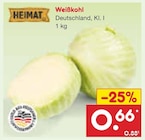 Weißkohl von Heimat im aktuellen Netto Marken-Discount Prospekt